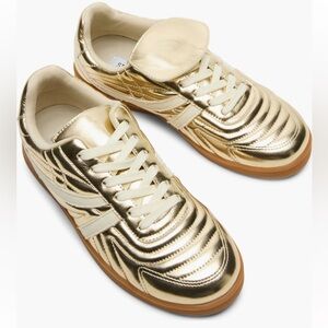 NEW Steve Madden Madrid Low Top Metallic Sneakers Sz: 9